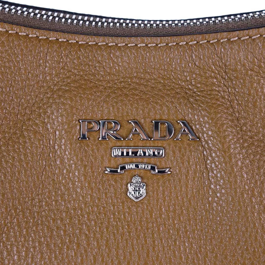 phenix vitello daino leather hobo bag