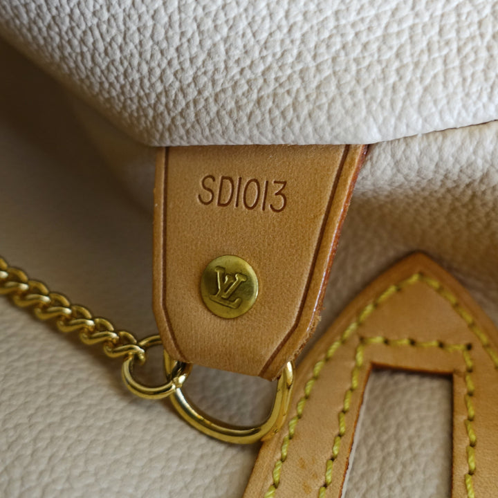 bucket pm monogram canvas shoulder bag with pouch