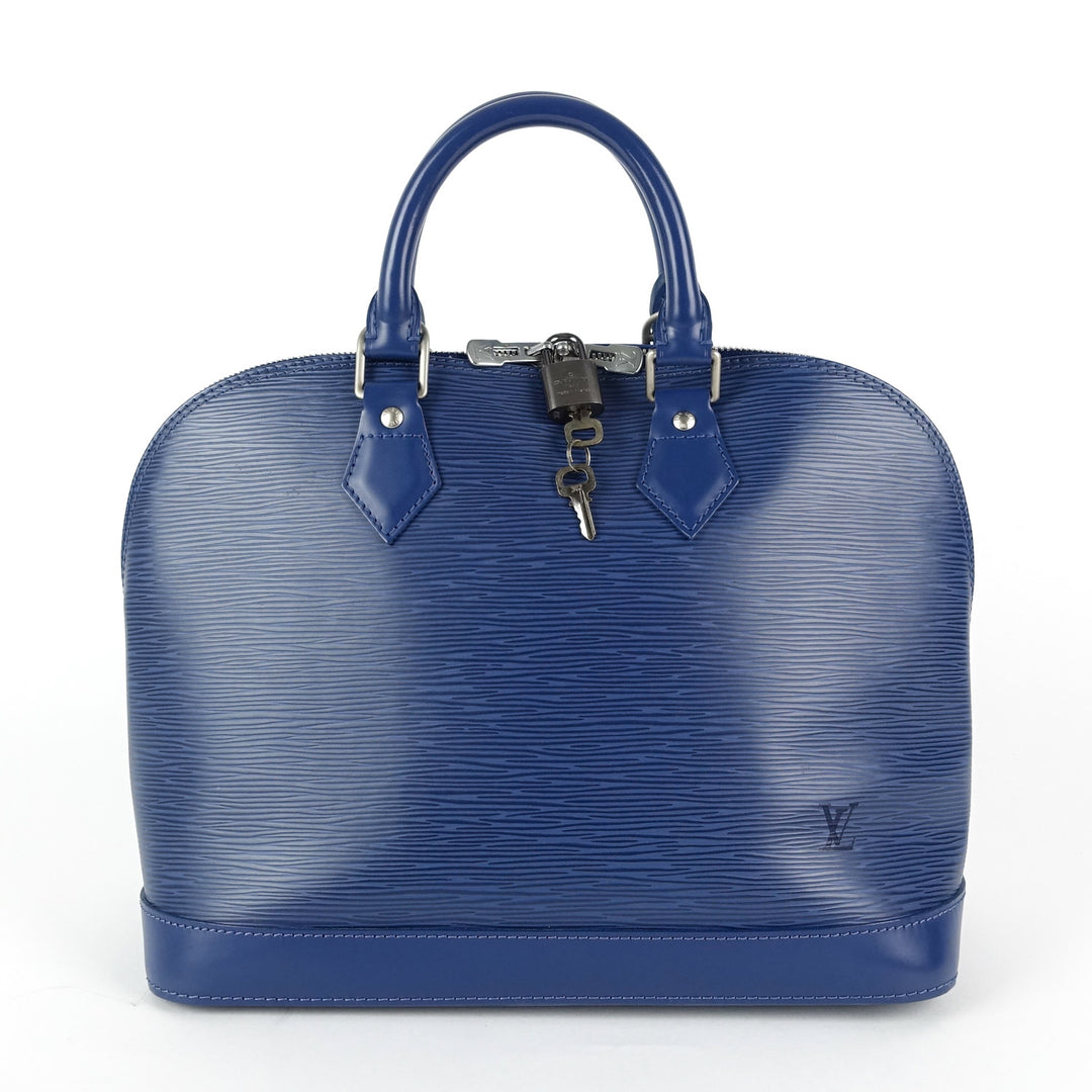 alma mm epi leather handbag