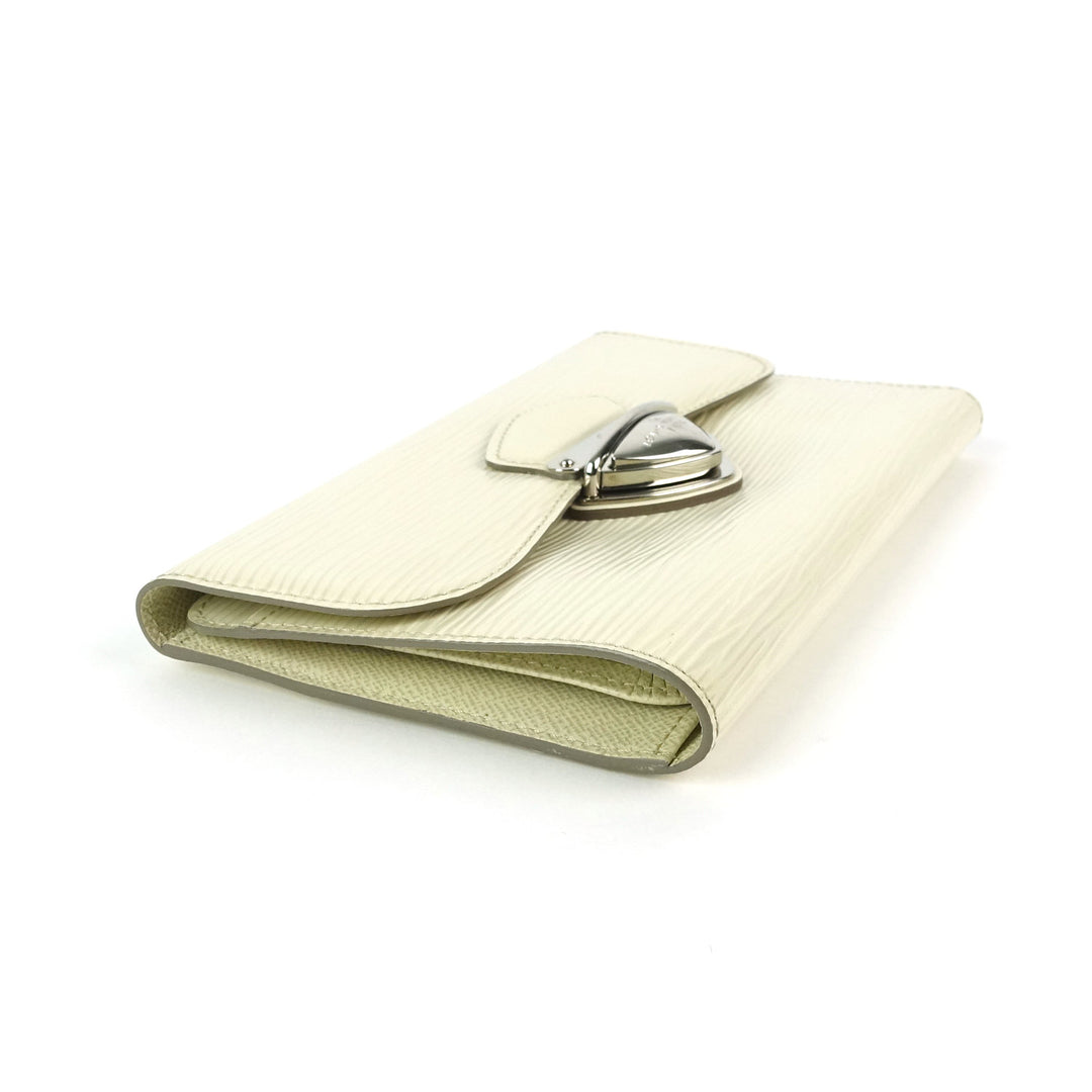 eugenie cream epi leather wallet