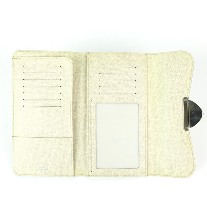 eugenie cream epi leather wallet