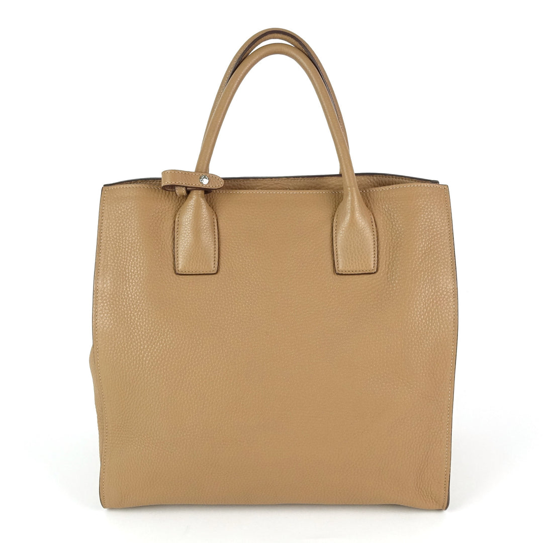 vitello daino leather tote bag