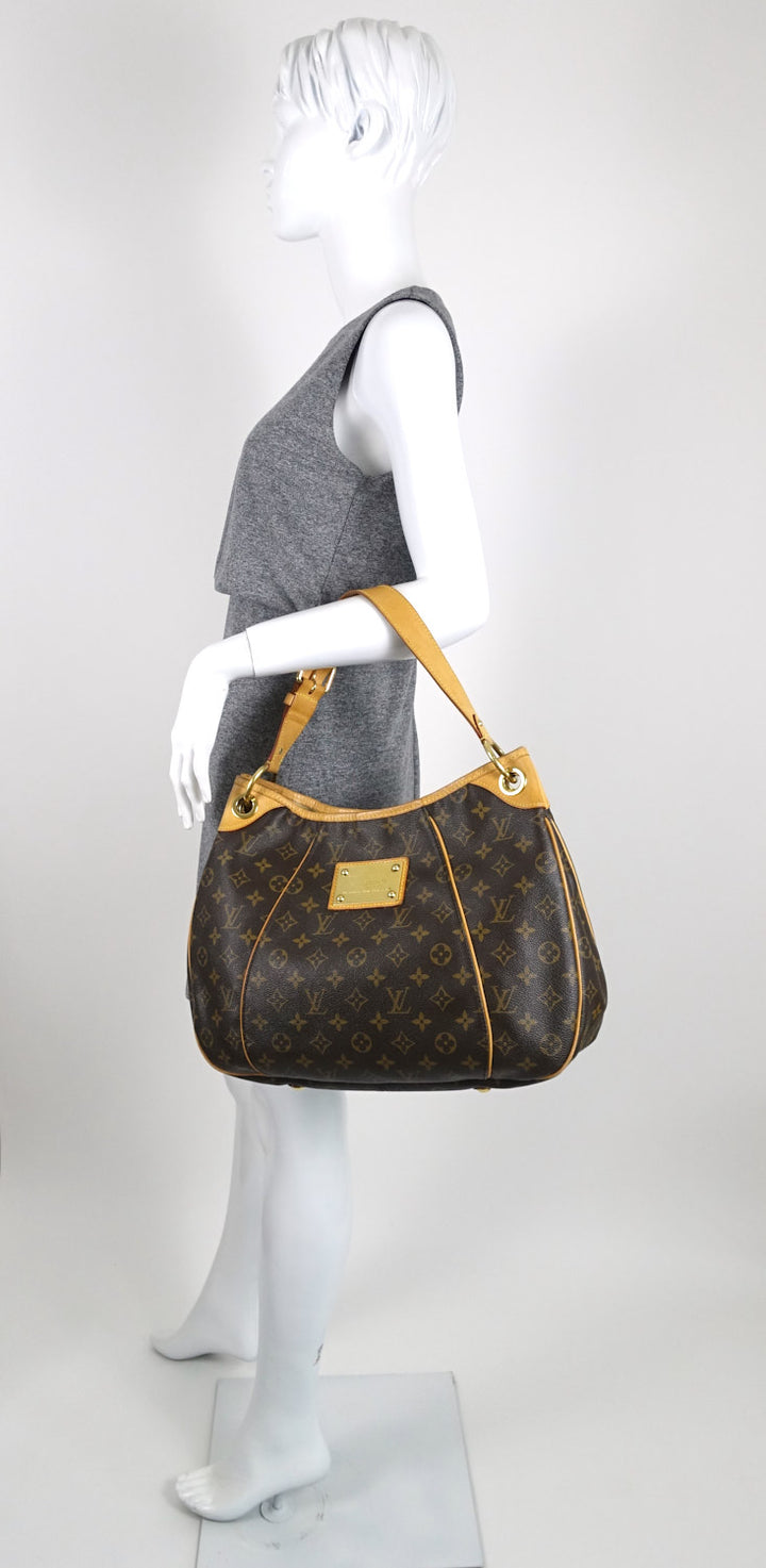 galliera pm monogram canvas shoulder bag