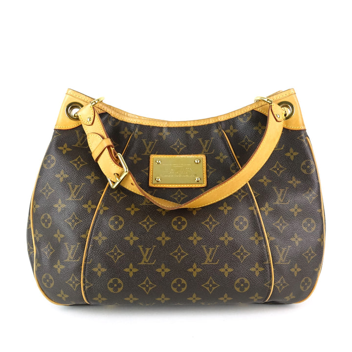 galliera pm monogram canvas shoulder bag