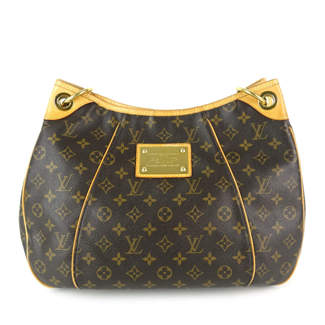 galliera pm monogram canvas shoulder bag