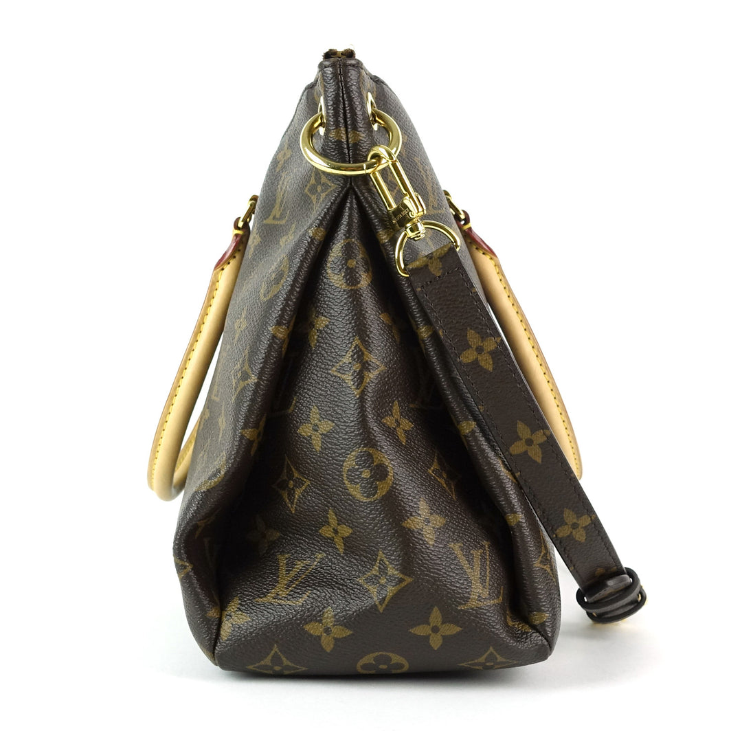 pallas monogram canvas handbag with strap