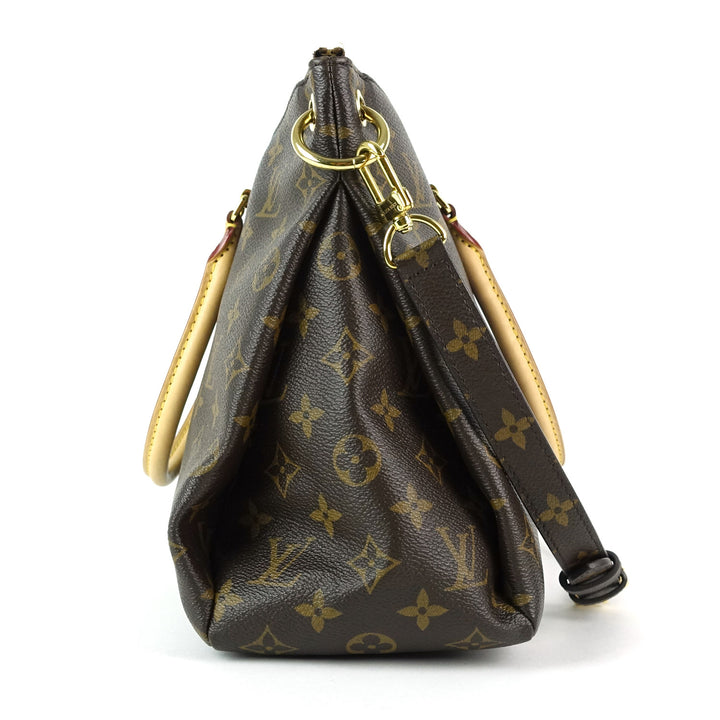 pallas monogram canvas handbag with strap