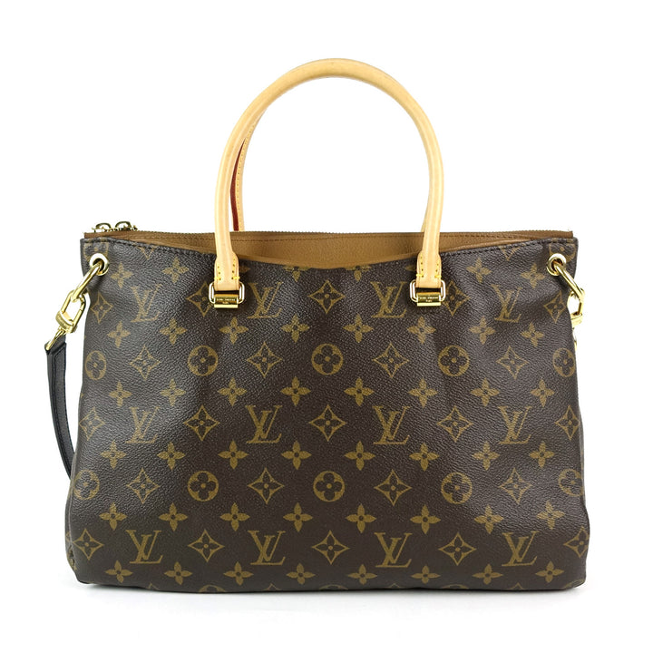 pallas monogram canvas handbag with strap