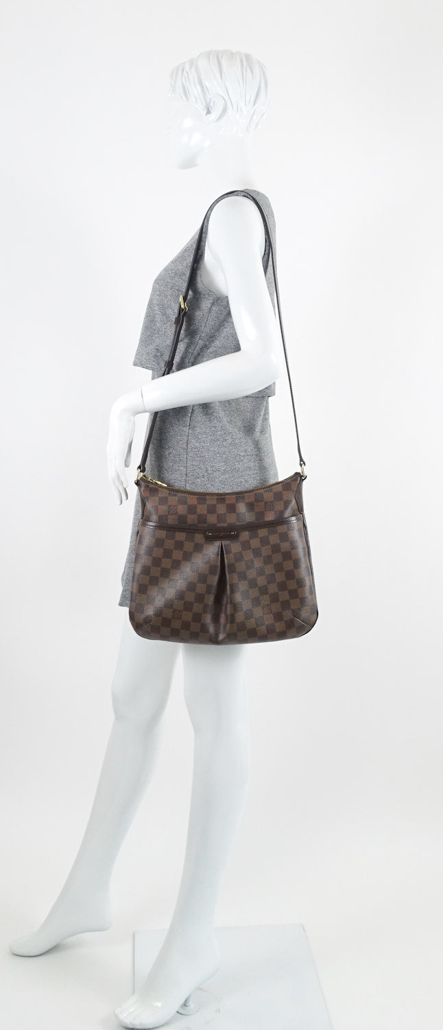 bloomsbury pm damier ebene canvas bag