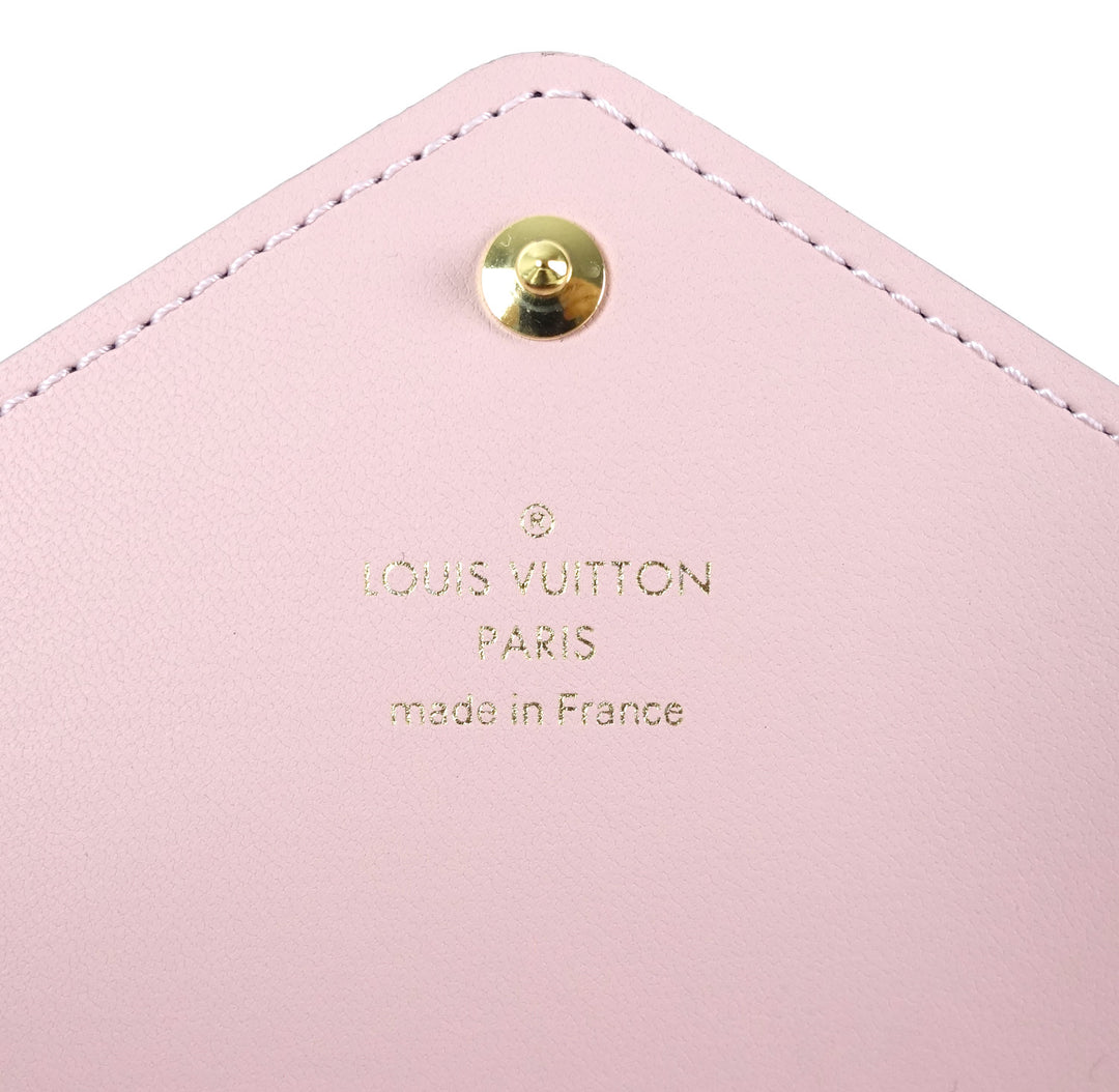 kirigami large monogram canvas clutch bag