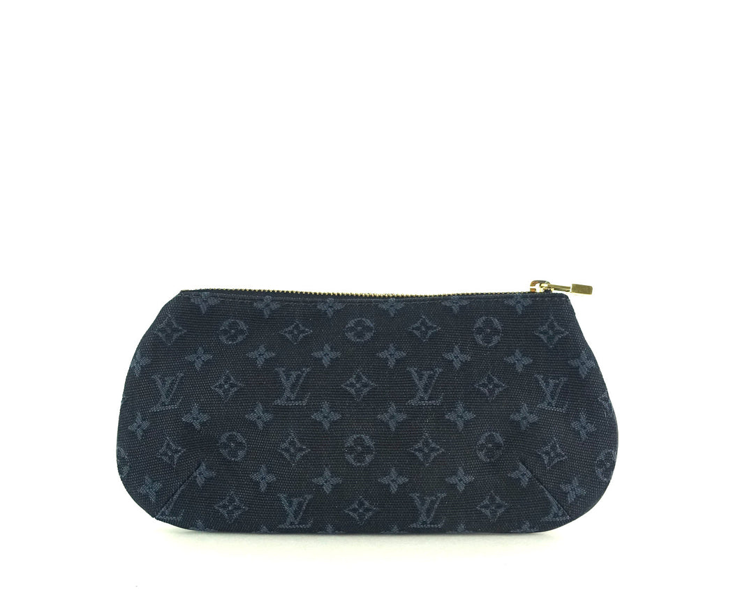 anne sophie mini lin canvas clutch bag