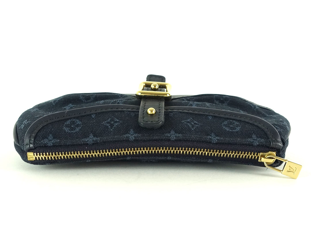 anne sophie mini lin canvas clutch bag