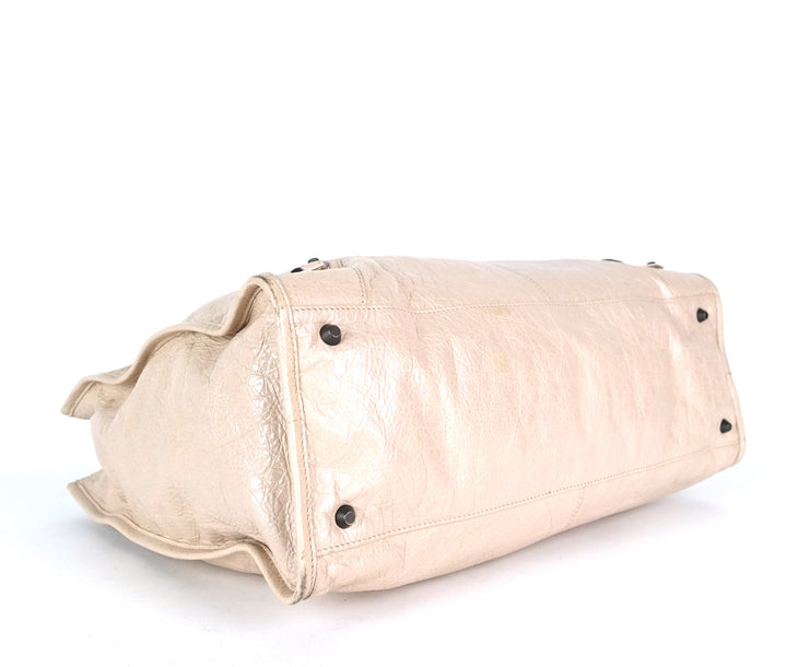 classic monday agneau leather bag