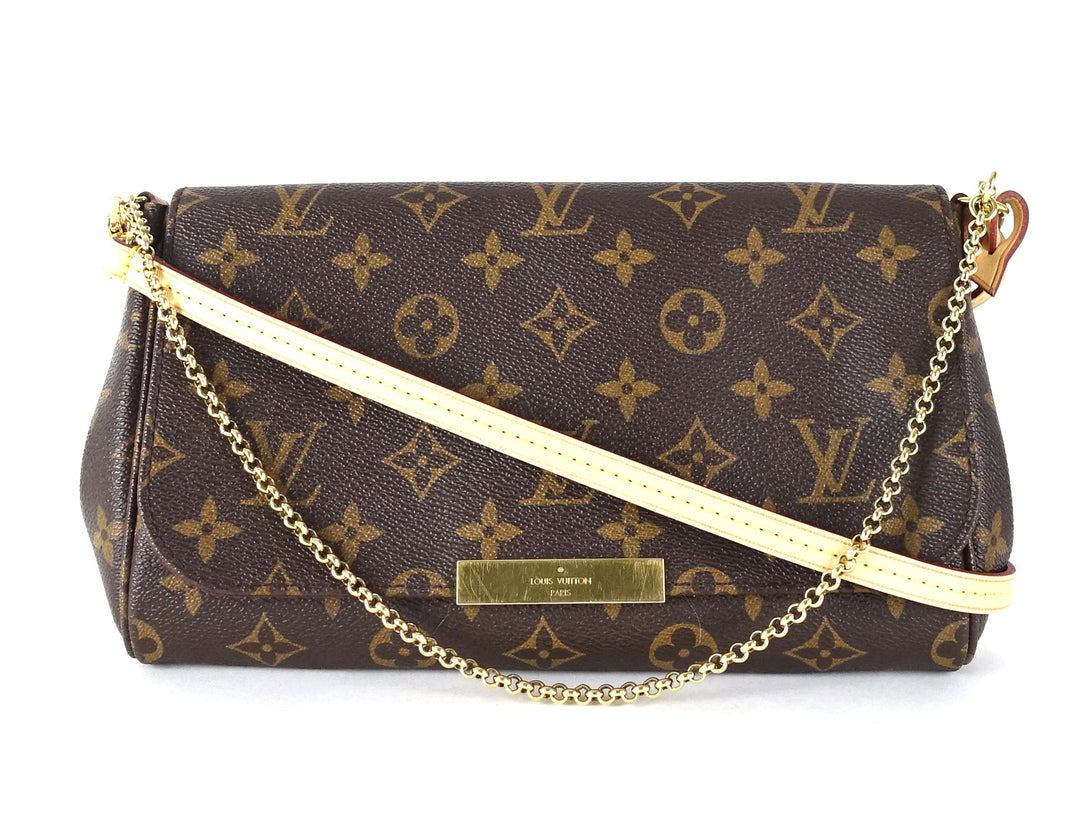 favorite mm monogram canvas handbag with strap
