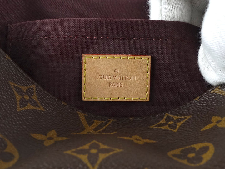 favorite mm monogram canvas handbag with strap