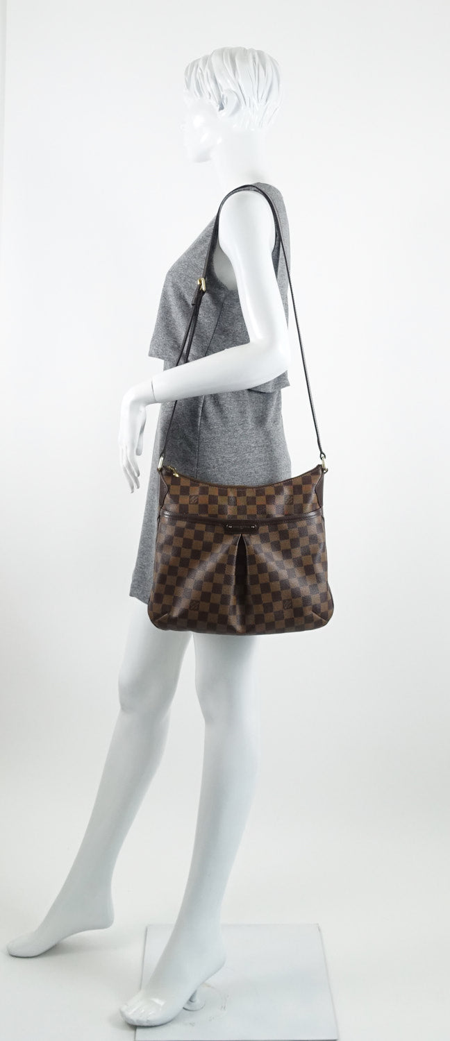 bloomsbury pm damier ebene canvas bag