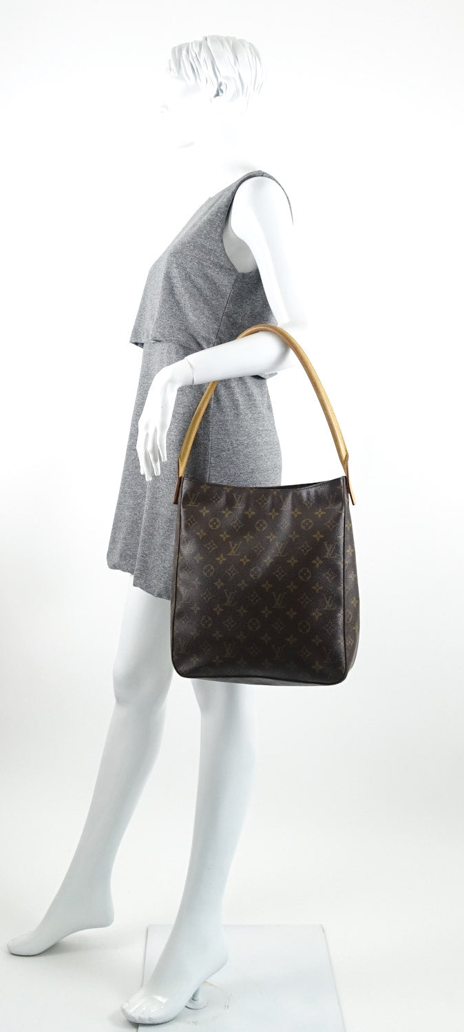 looping gm monogram canvas shoulder bag