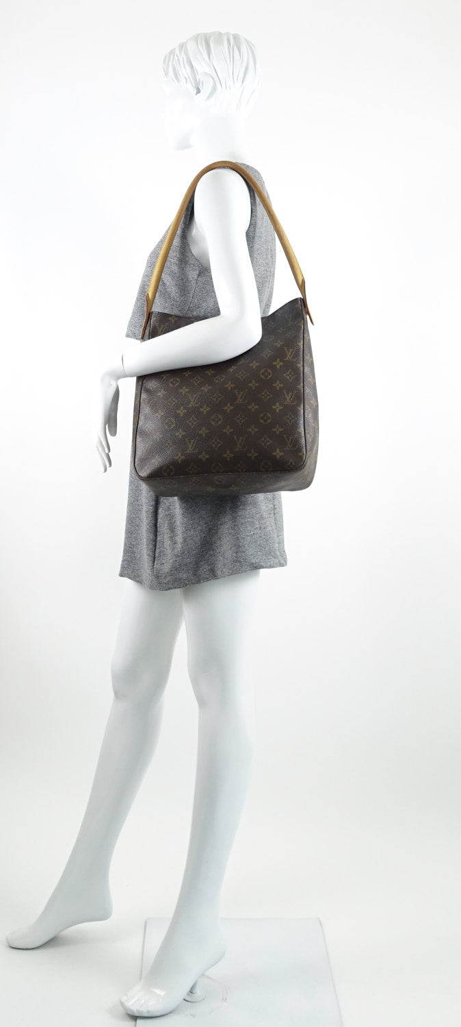looping gm monogram canvas shoulder bag