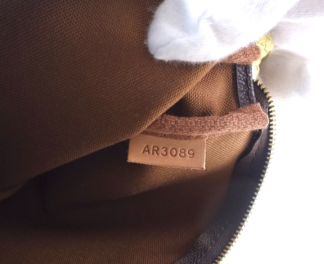 pochette accessoires monogram canvas evening bag