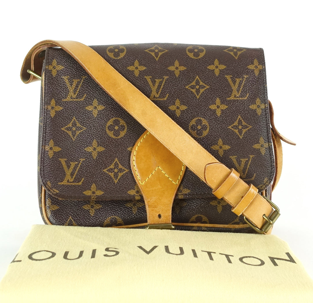cartouchiere mm monogram canvas shoulder bag