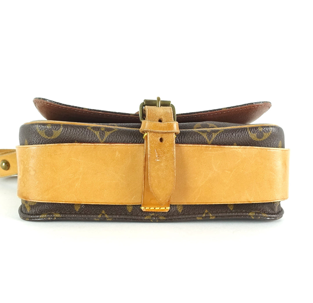 cartouchiere mm monogram canvas shoulder bag
