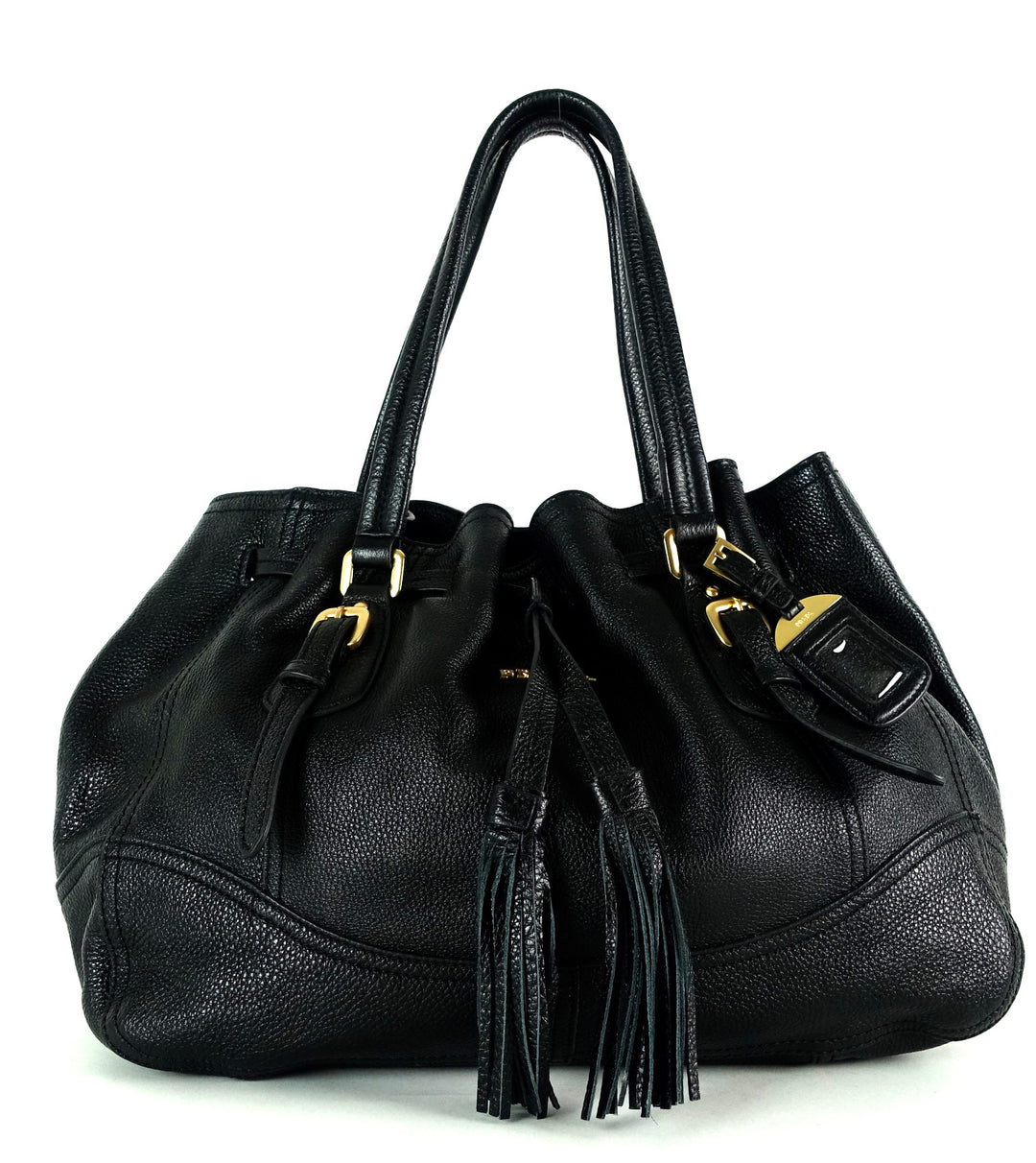 cervo antik tassel drawstring tote bag