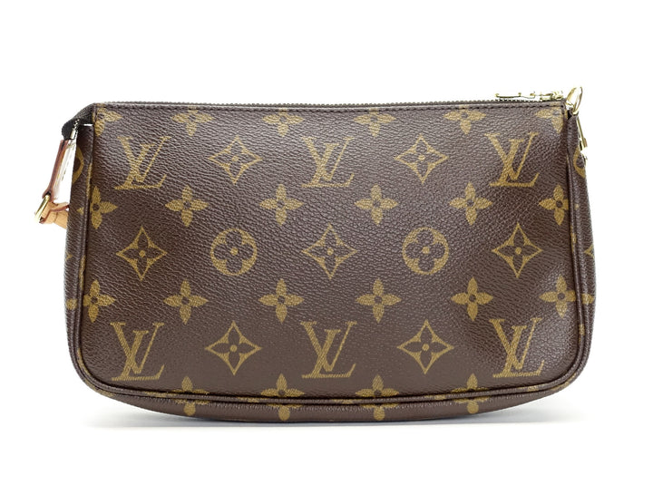 pochette accessoires monogram canvas evening bag