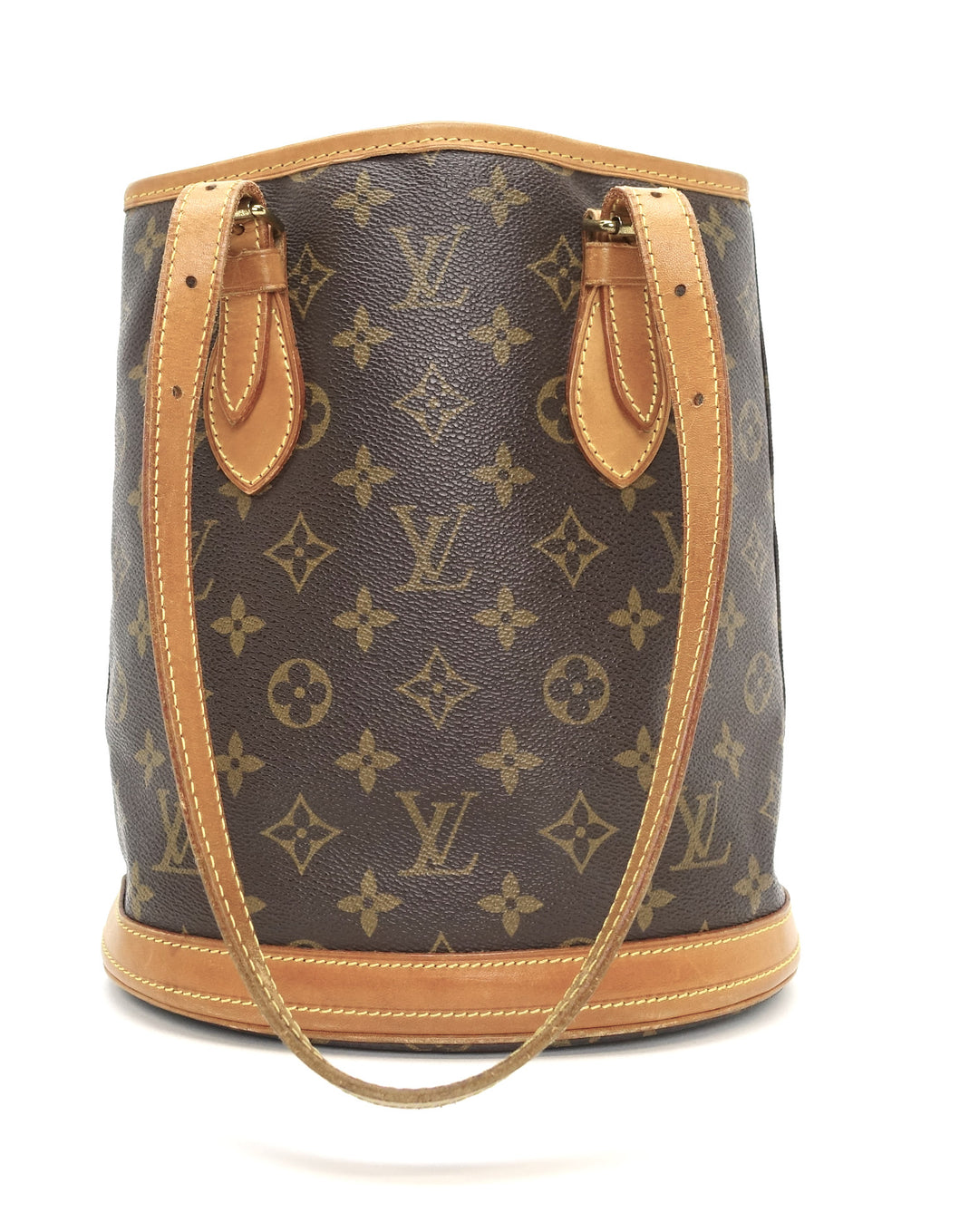 petit bucket monogram canvas tote bag