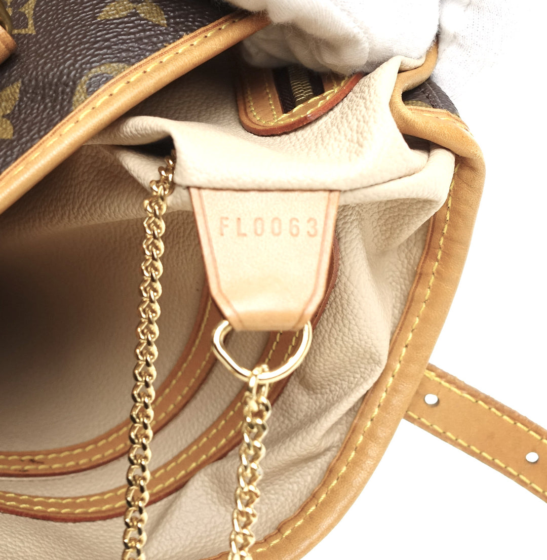 petit bucket monogram canvas tote bag