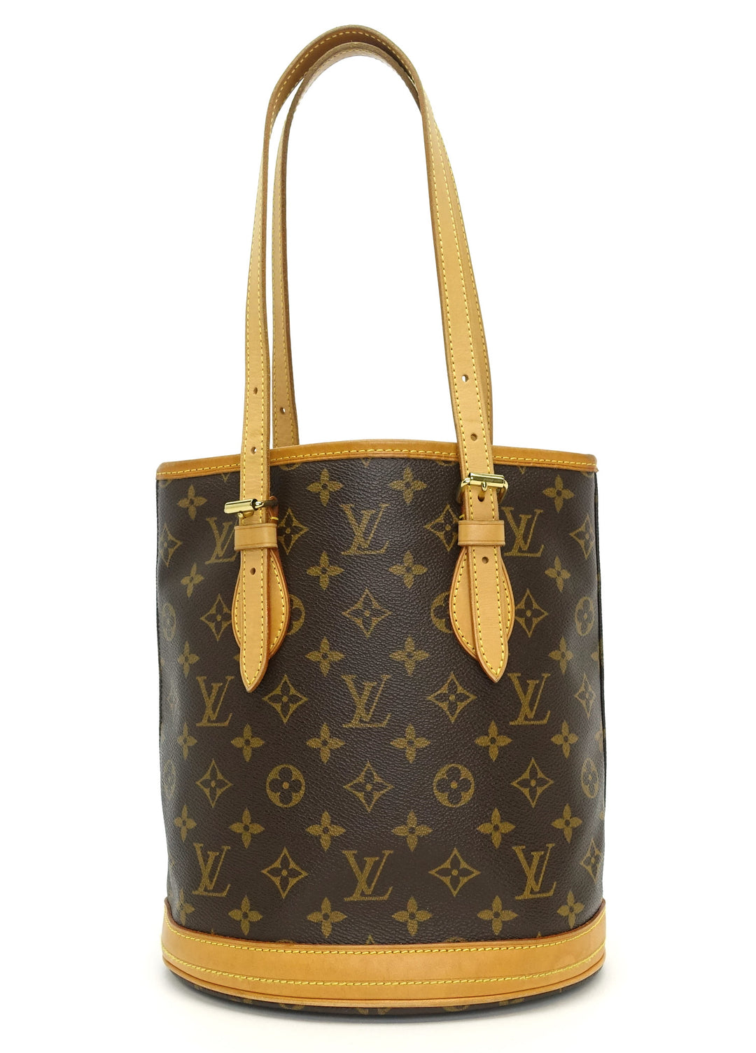 petit bucket monogram canvas tote bag