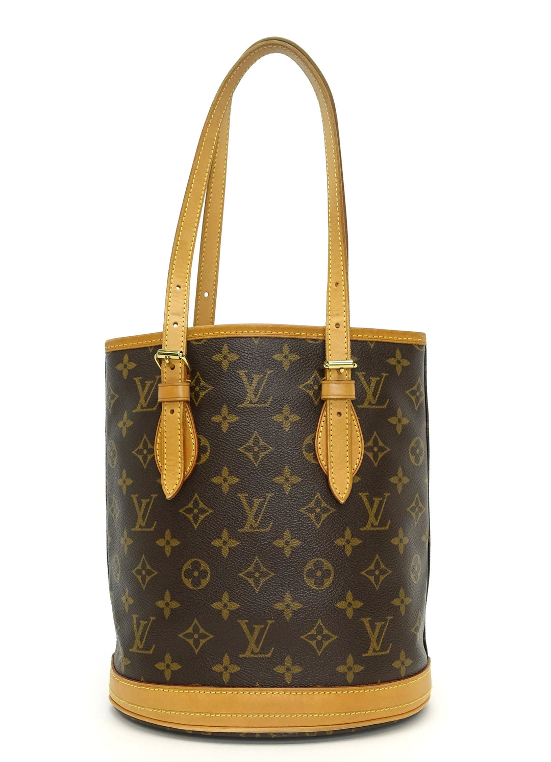 petit bucket monogram canvas tote bag
