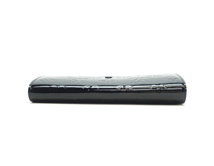 sarah monogram vernis leather wallet