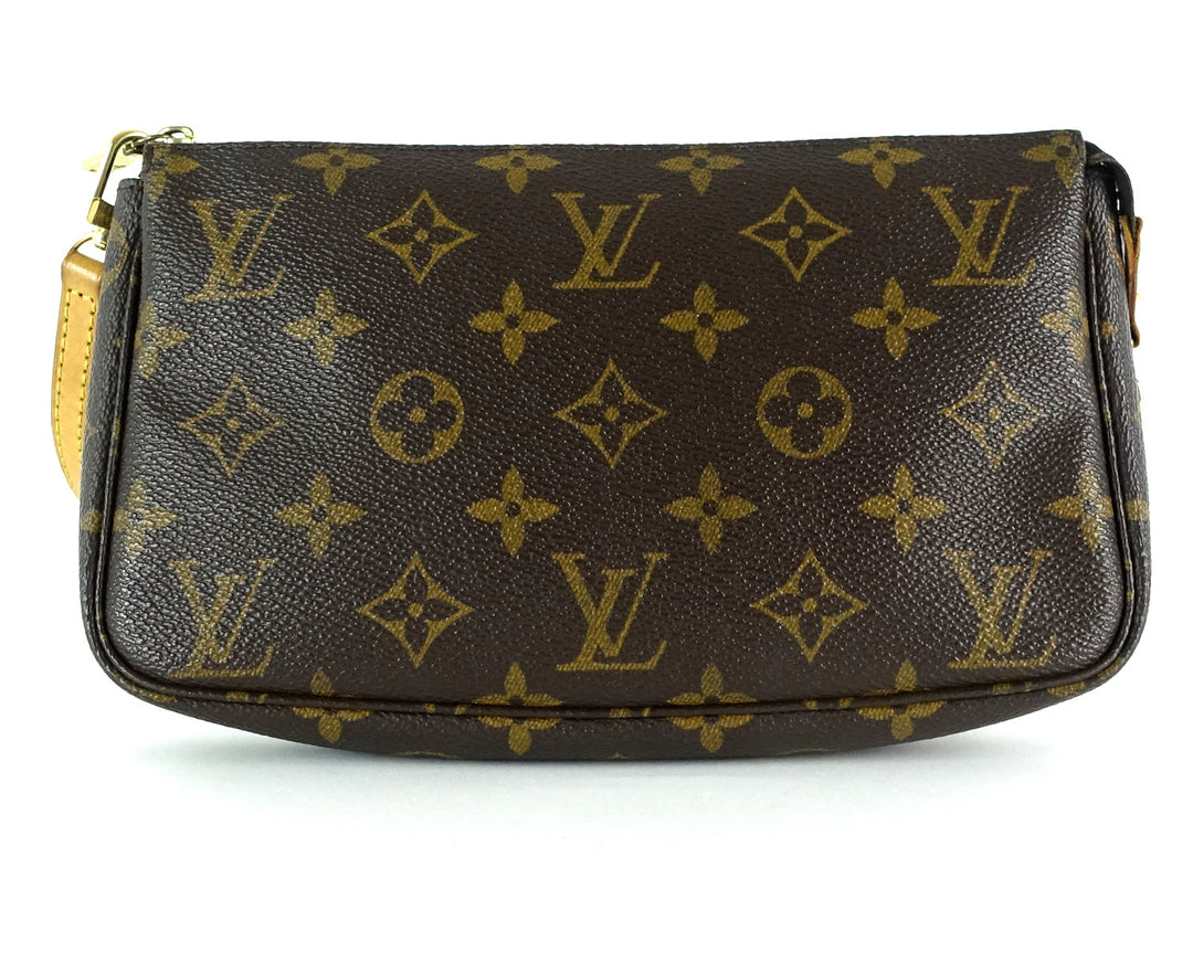 pochette accessoires monogram canvas bag with long strap