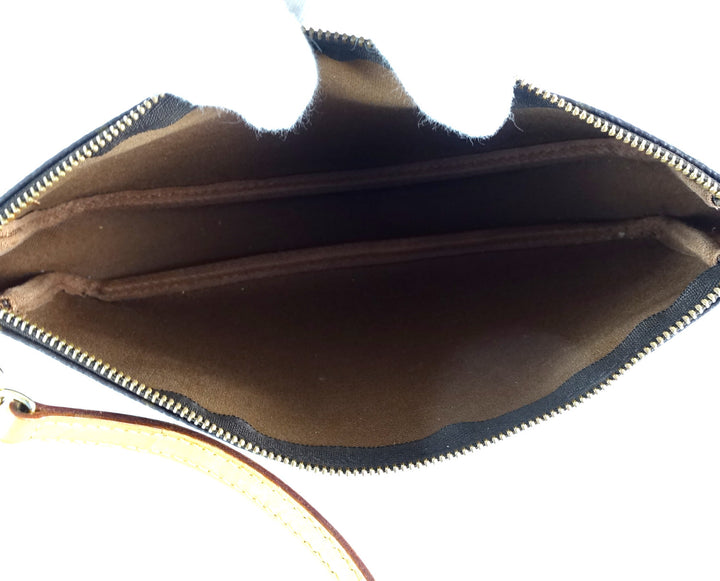 pochette accessoires monogram canvas bag with long strap