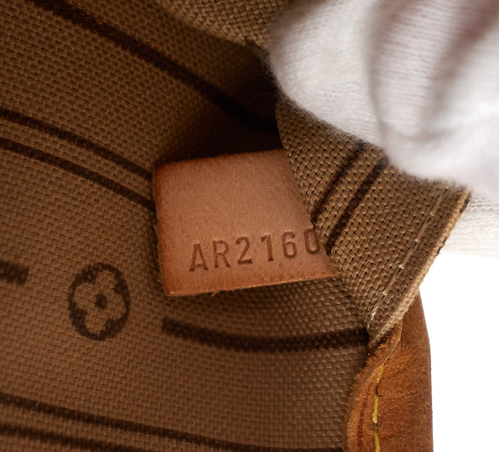 neverfull mm monogram canvas tote bag