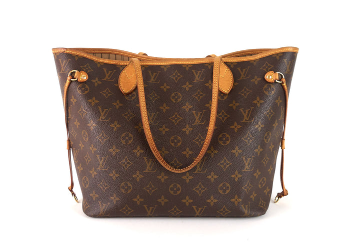 neverfull mm monogram canvas tote bag