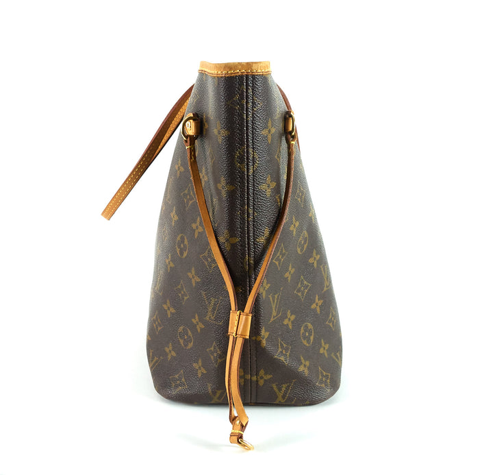 neverfull mm monogram canvas tote bag