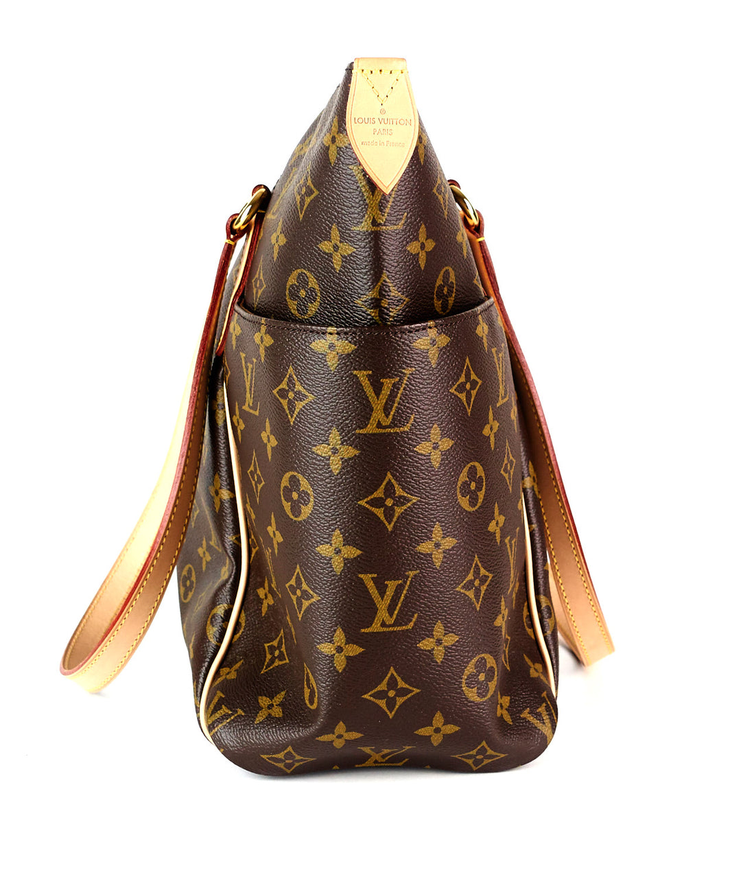 totally mm monogram canvas shoulder bag