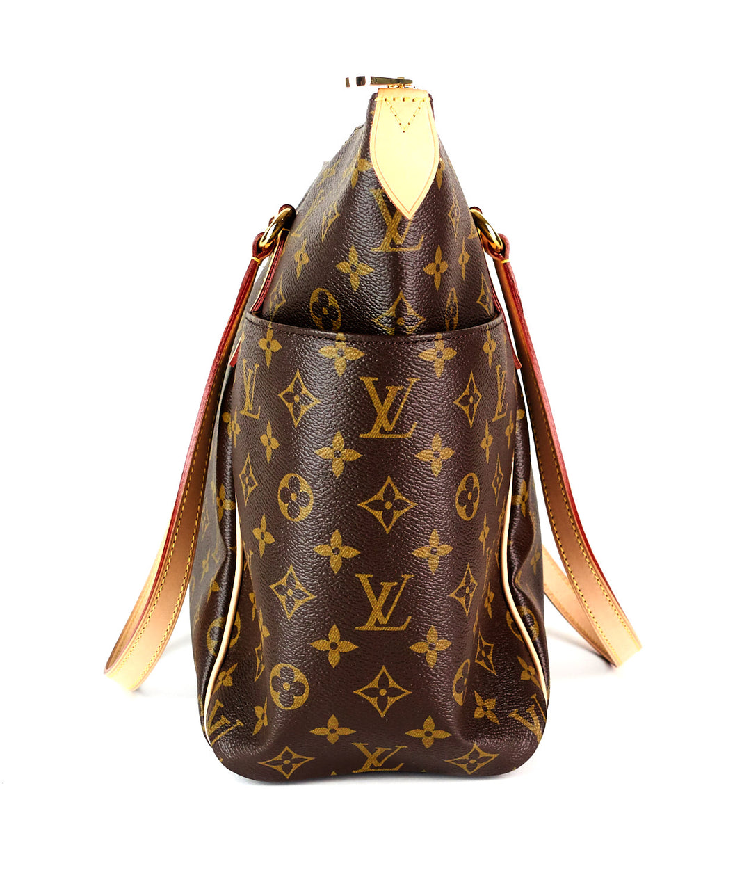 totally mm monogram canvas shoulder bag