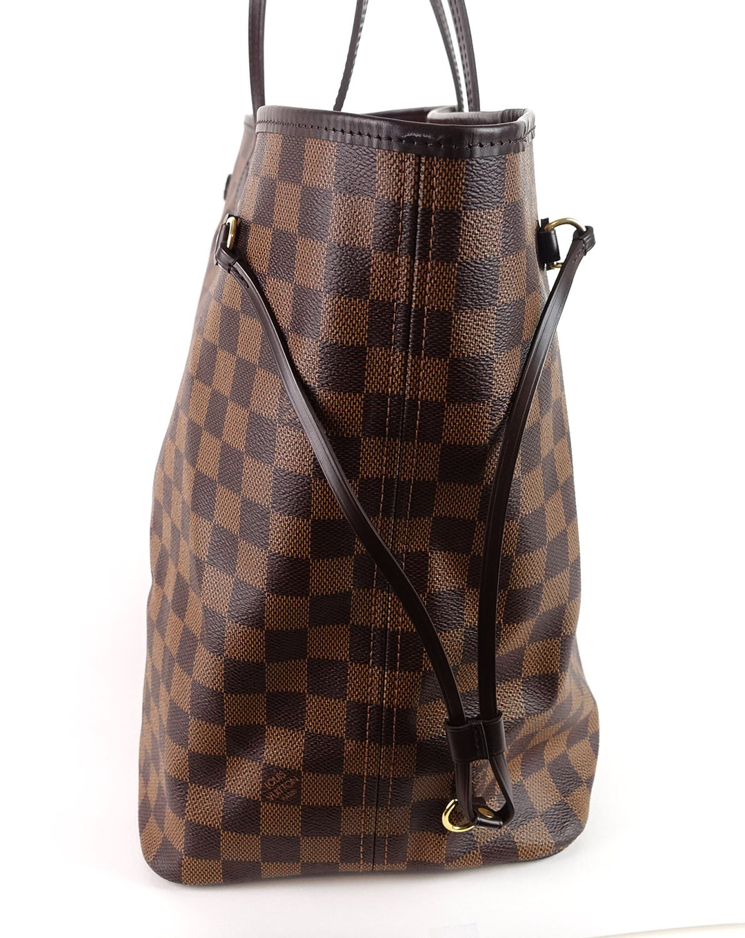 neverfull gm damier ebène canvas tote bag