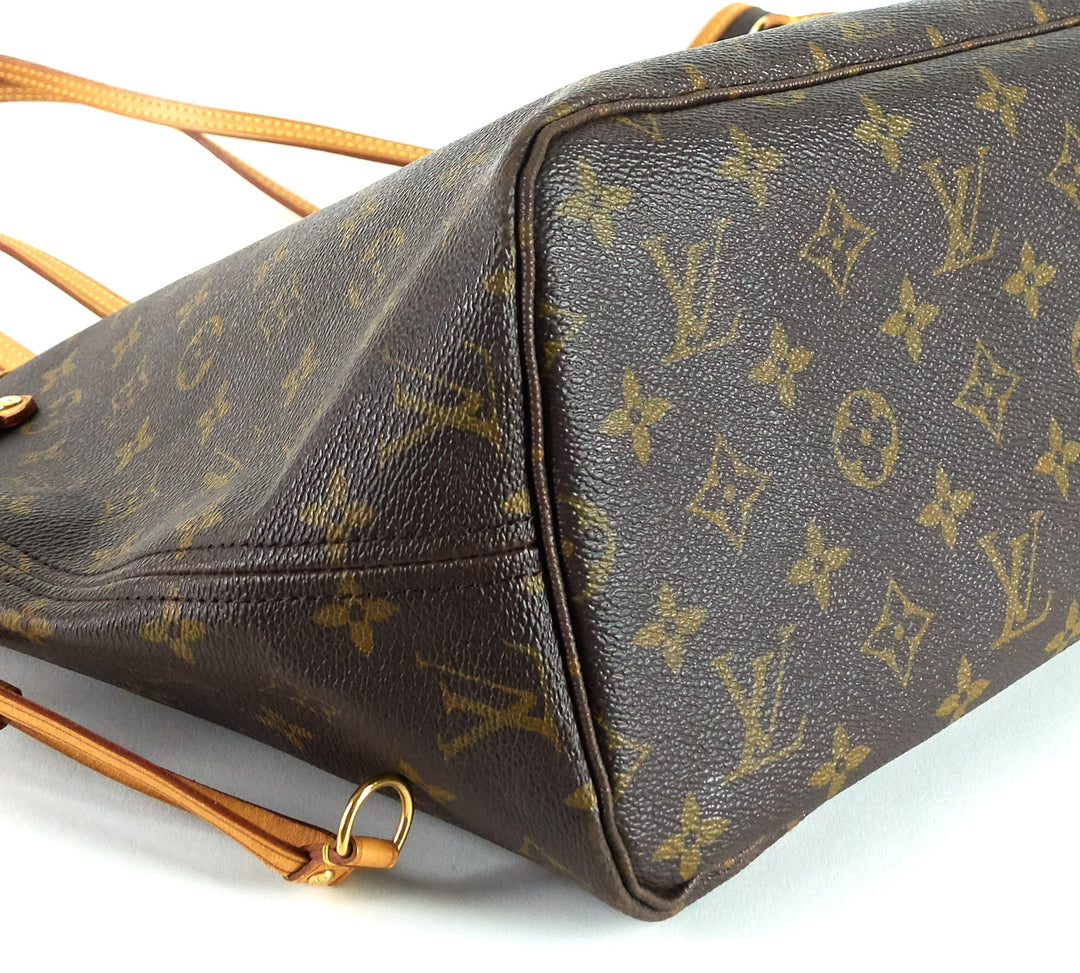 neverfull mm monogram canvas tote bag
