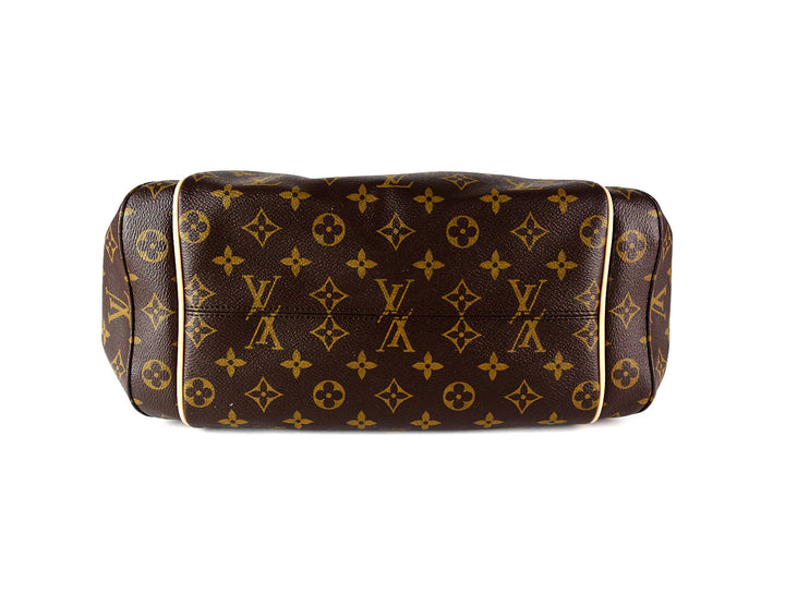 totally mm monogram canvas shoulder bag