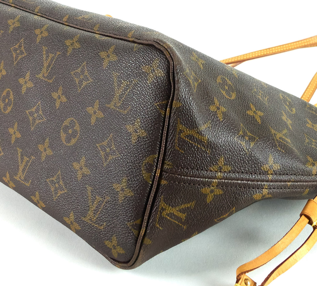 neverfull mm monogram canvas tote bag