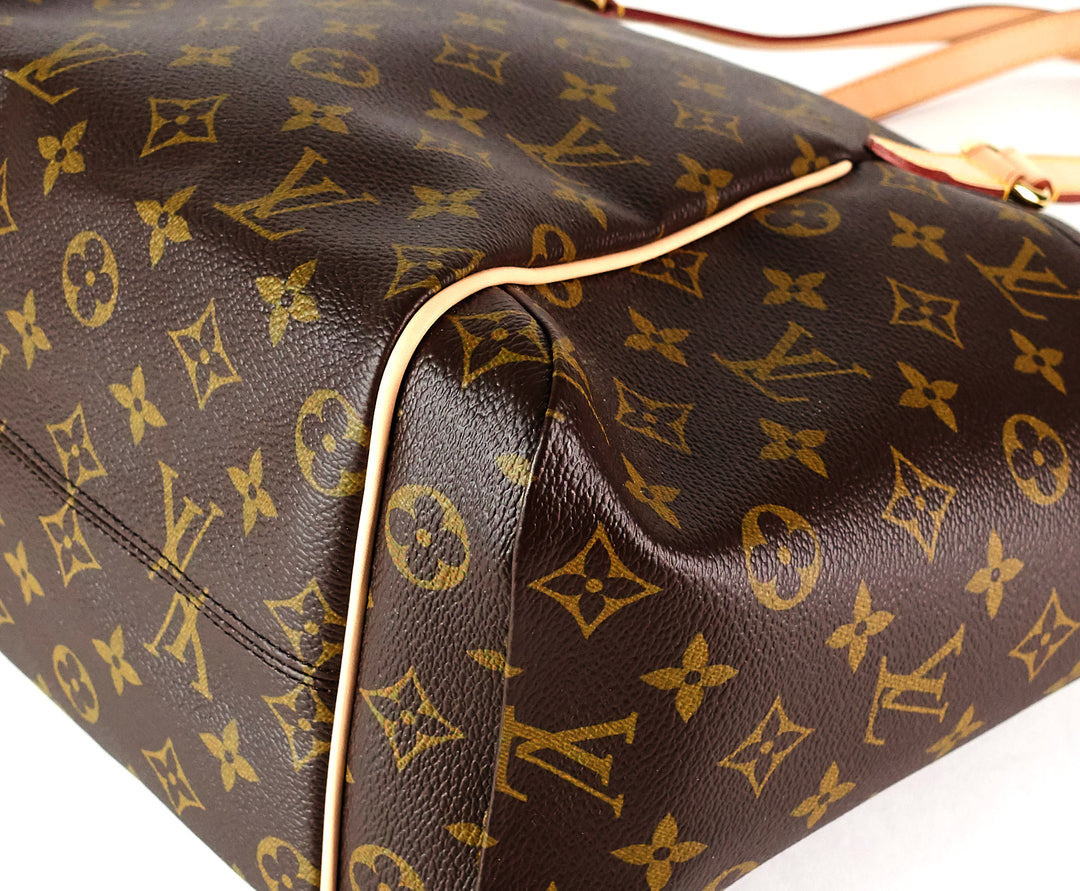 totally mm monogram canvas shoulder bag