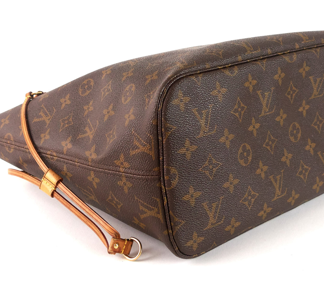 neverfull mm monogram canvas tote bag