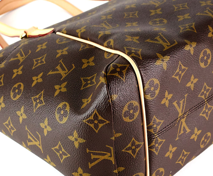 totally mm monogram canvas shoulder bag
