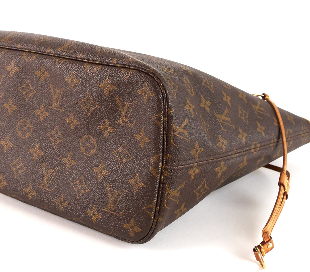 neverfull mm monogram canvas tote bag