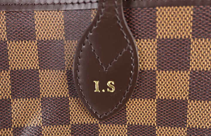 neverfull gm damier ebène canvas tote bag