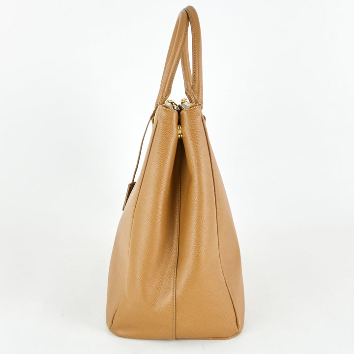 galleria saffiano leather tote bag