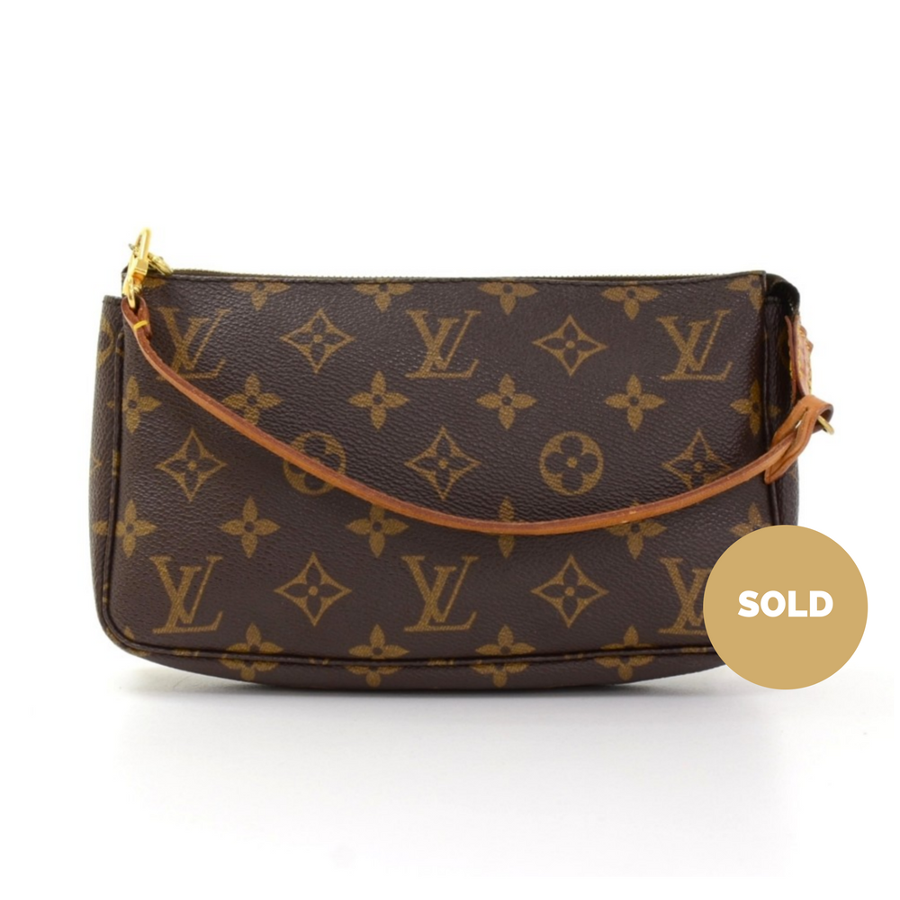 monogram canvas pochette accessoires evening bag